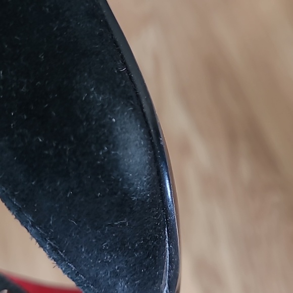 Charles Jourdan Black Suede High Heels - Picture 8 of 8